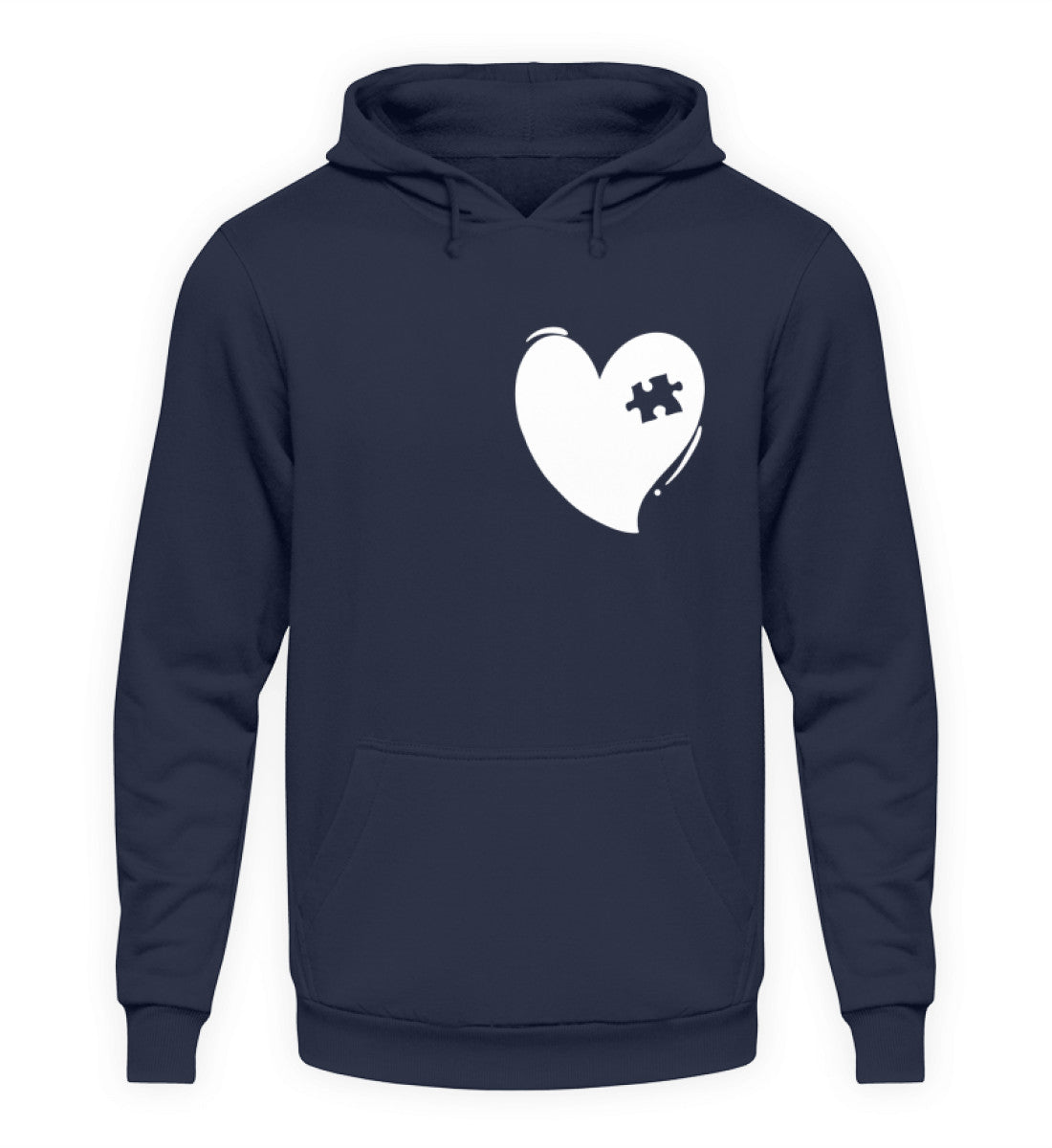 Herz mit Puzzlestück - Herren Hoodie