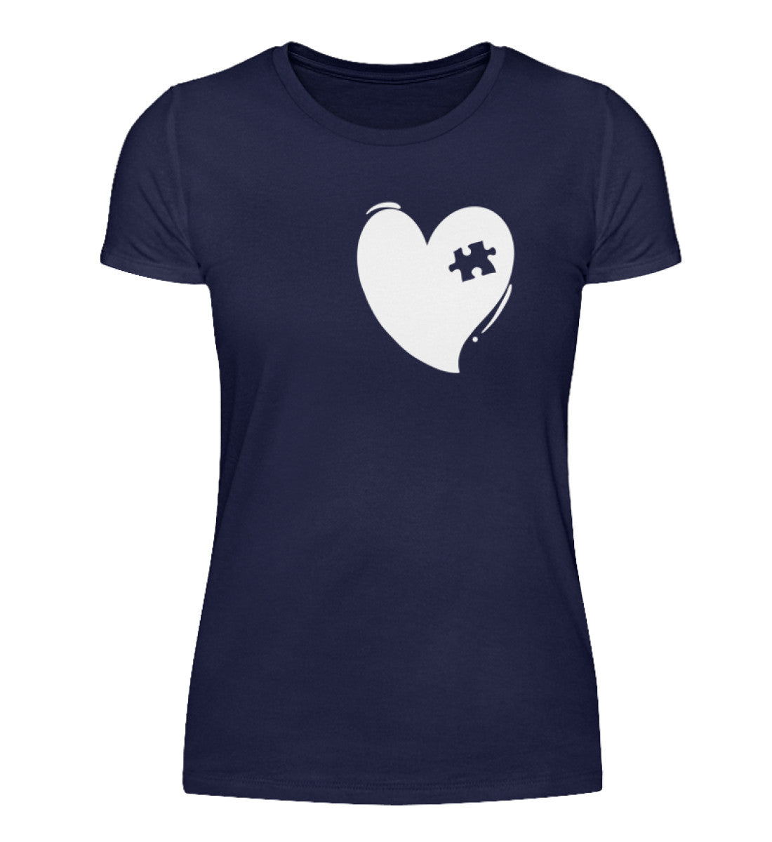 Herz mit Puzzlestück - Damen T-Shirt