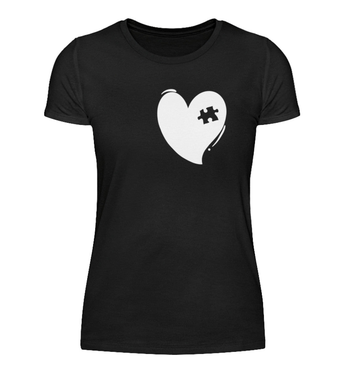 Herz mit Puzzlestück - Damen T-Shirt