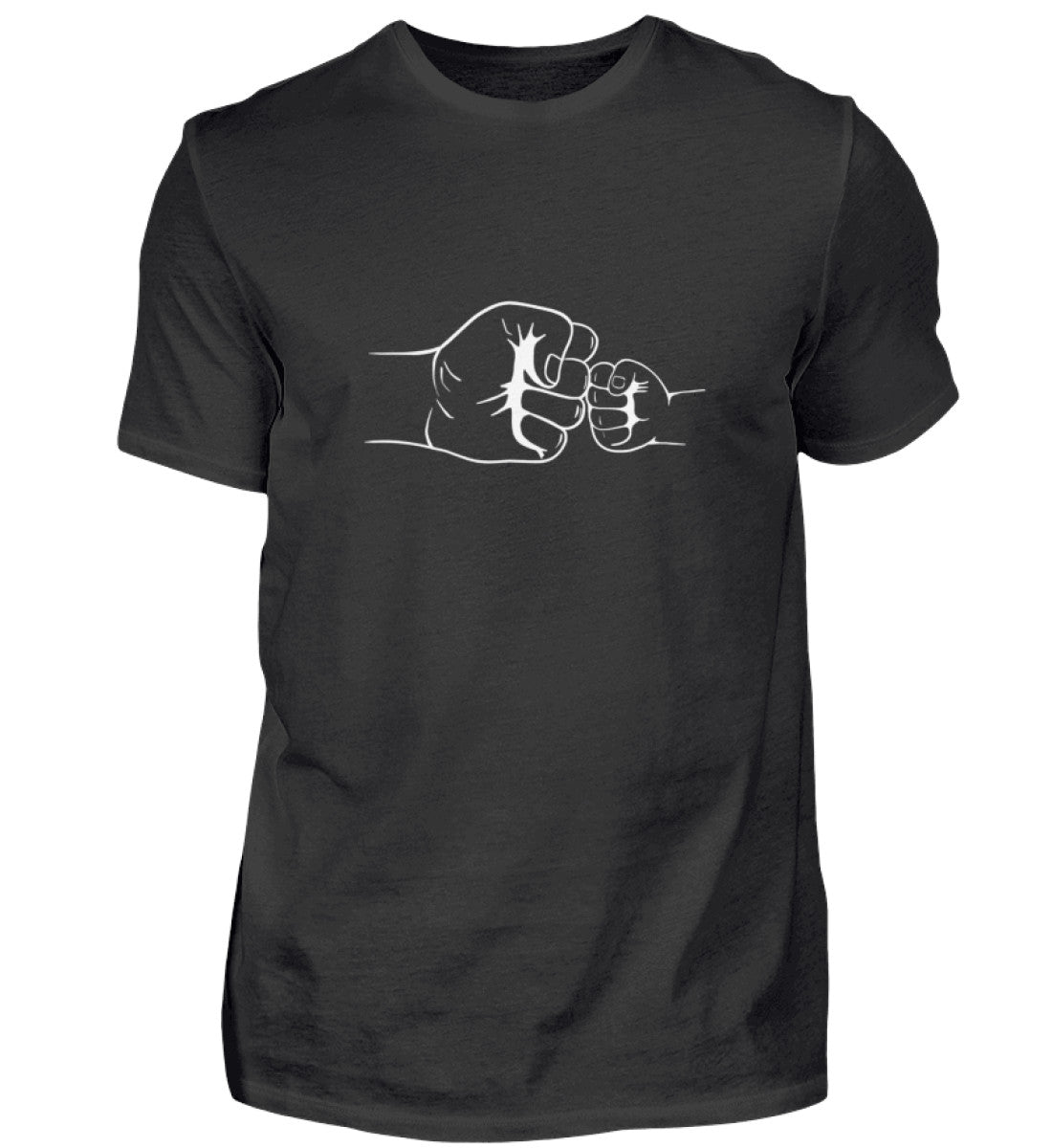 T-Shirt Set Papa & Kind | Faustcheck | Schwarz