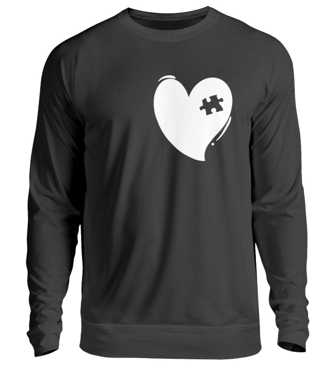 Herz mit Puzzlestück - Herren Sweatshirt