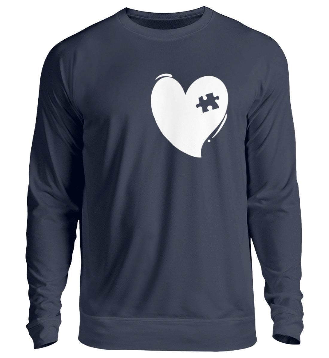 Herz mit Puzzlestück - Herren Sweatshirt