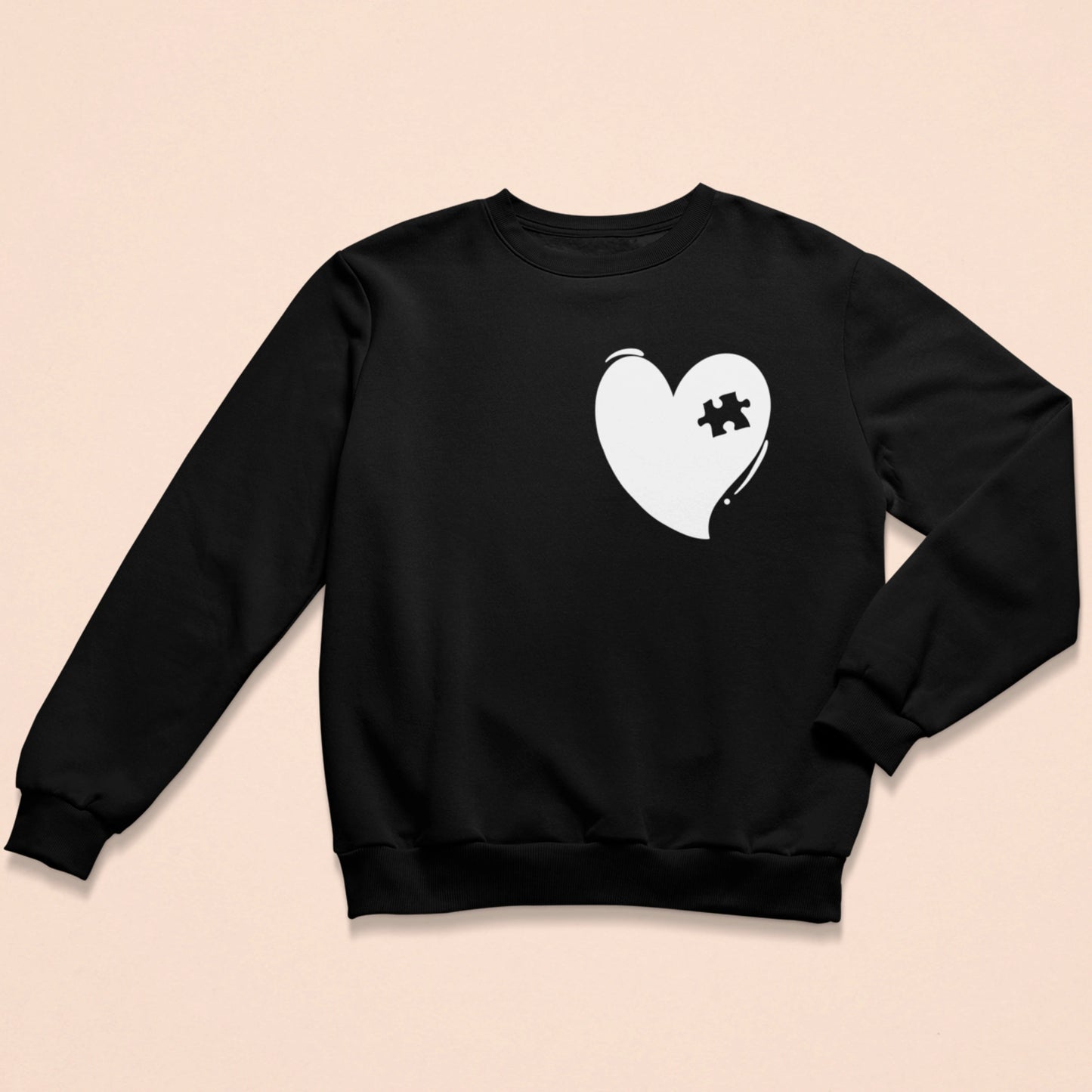 Herz mit Puzzlestück - Damen Sweatshirt