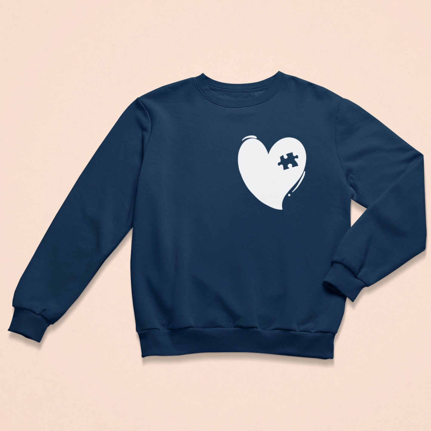 Herz mit Puzzlestück - Damen Sweatshirt