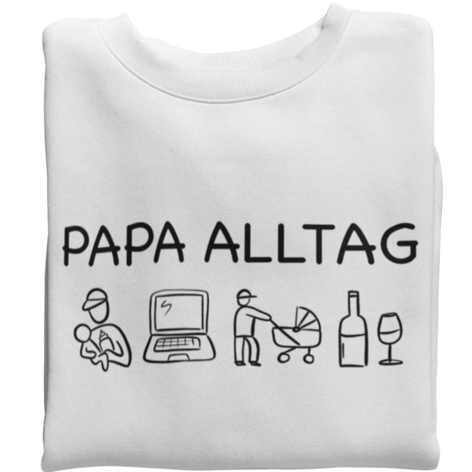 Papa Alltag - Herren Sweatshirt