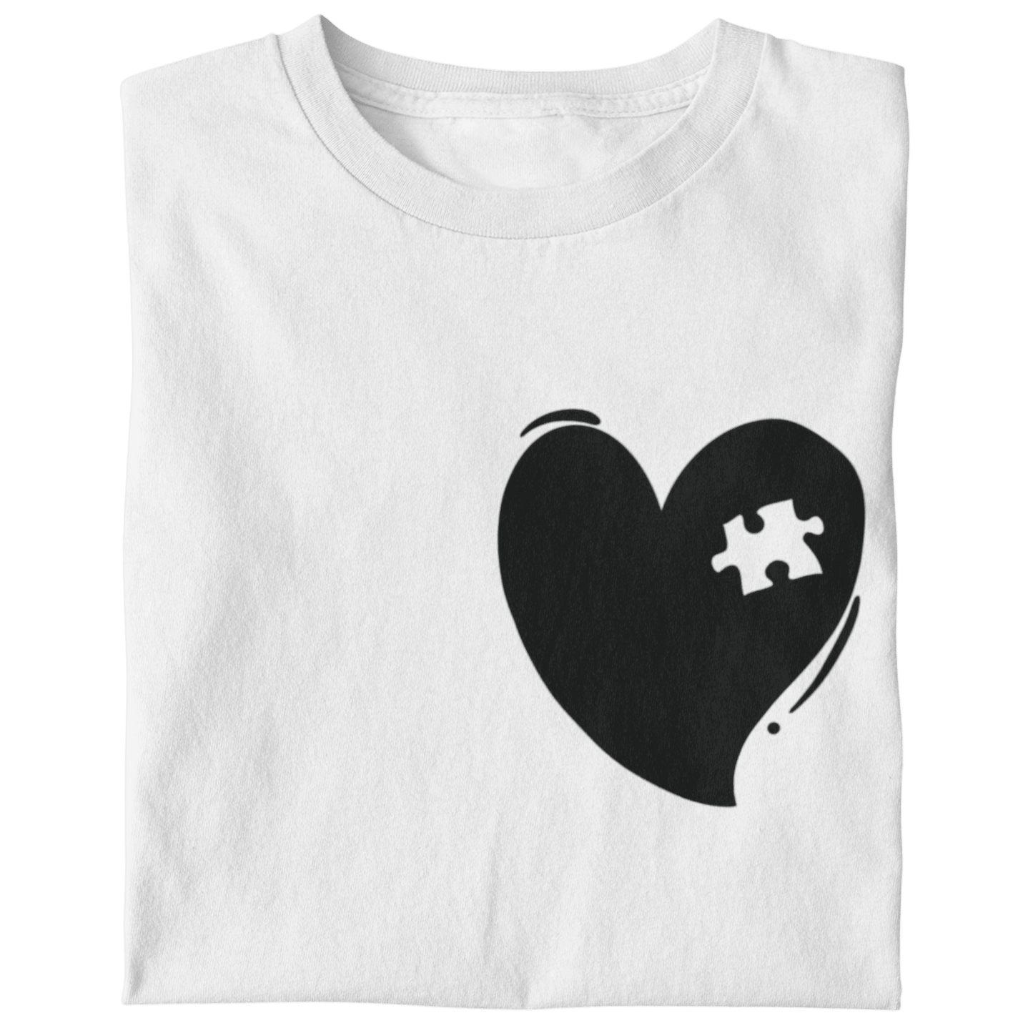 T-Shirt Set Mama & Kind | Herz + Puzzlestück | Weiß