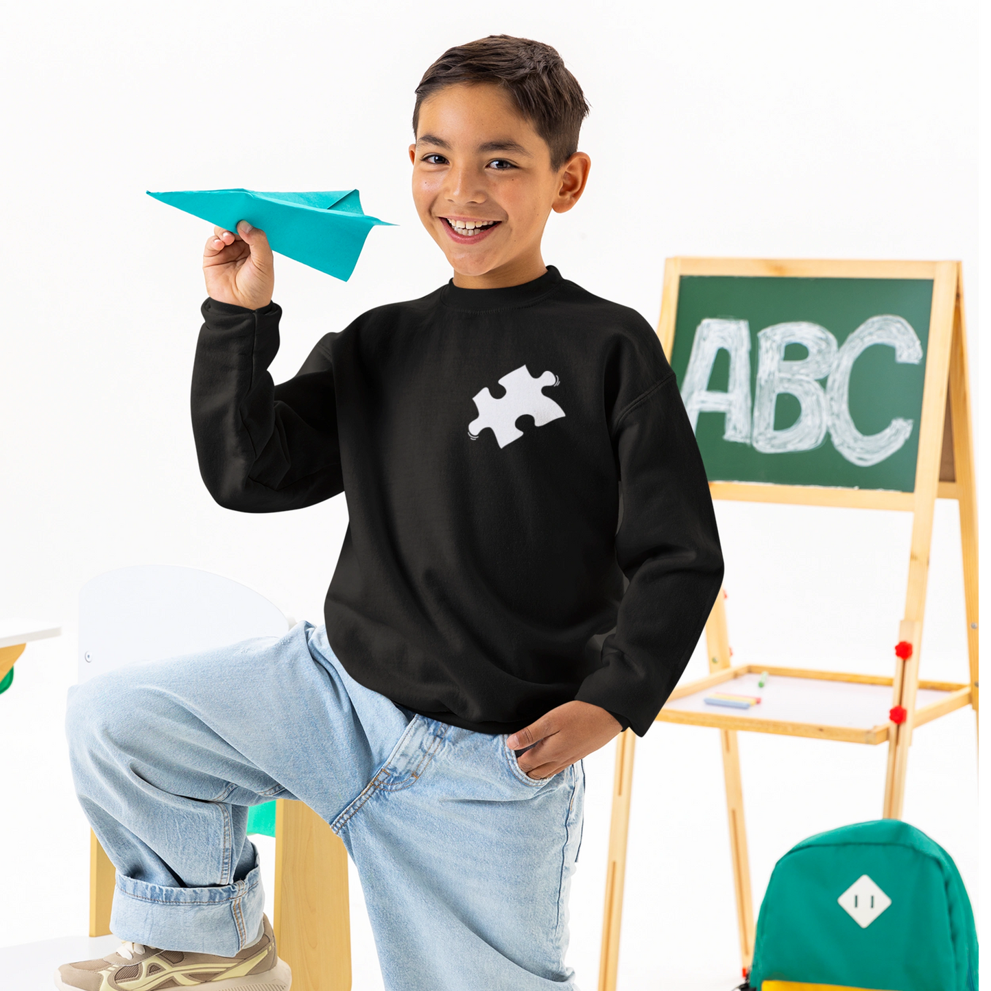 Puzzlestück - Kinder Sweatshirt