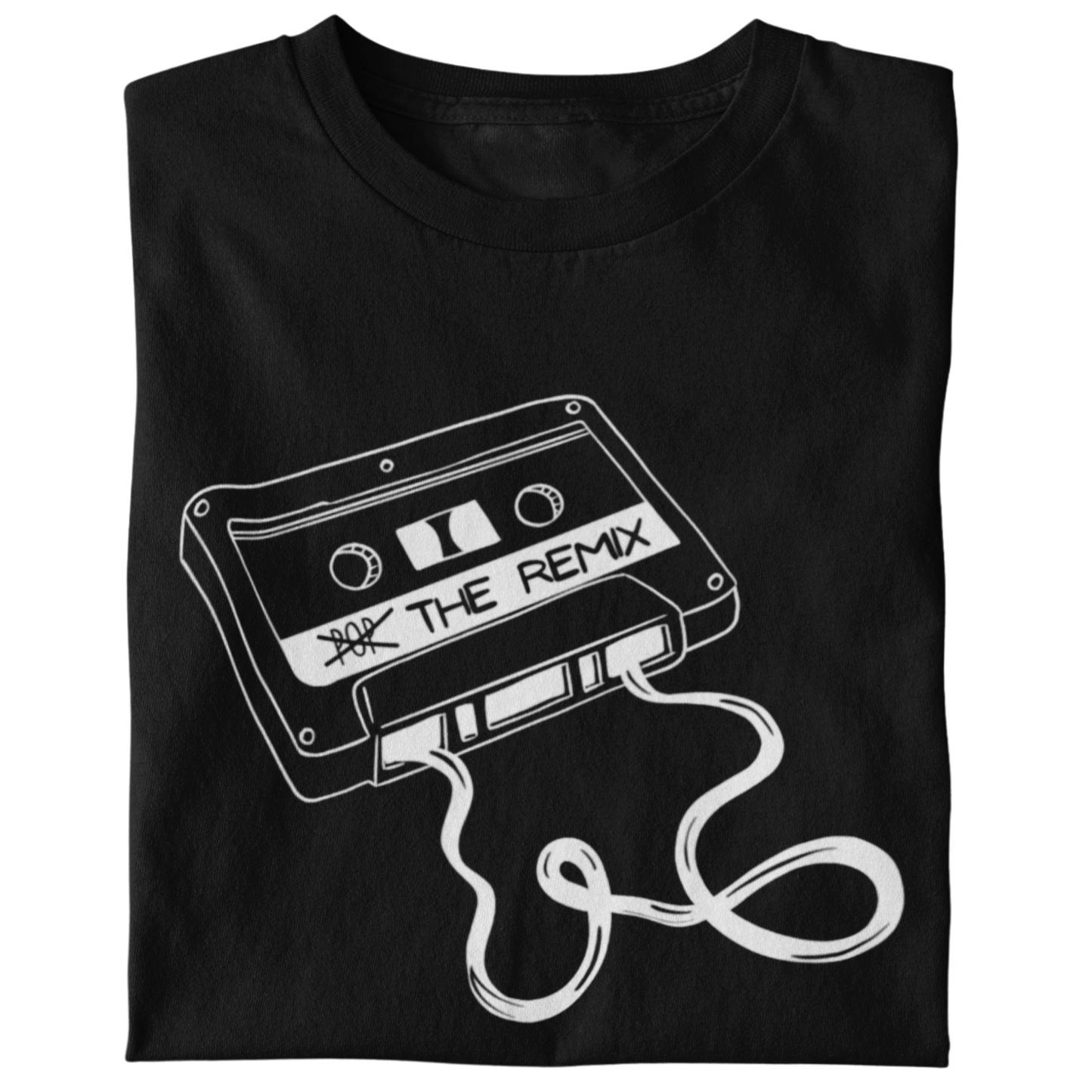 T-Shirt Set Mama & Kind | The Original & The Remix | Schwarz
