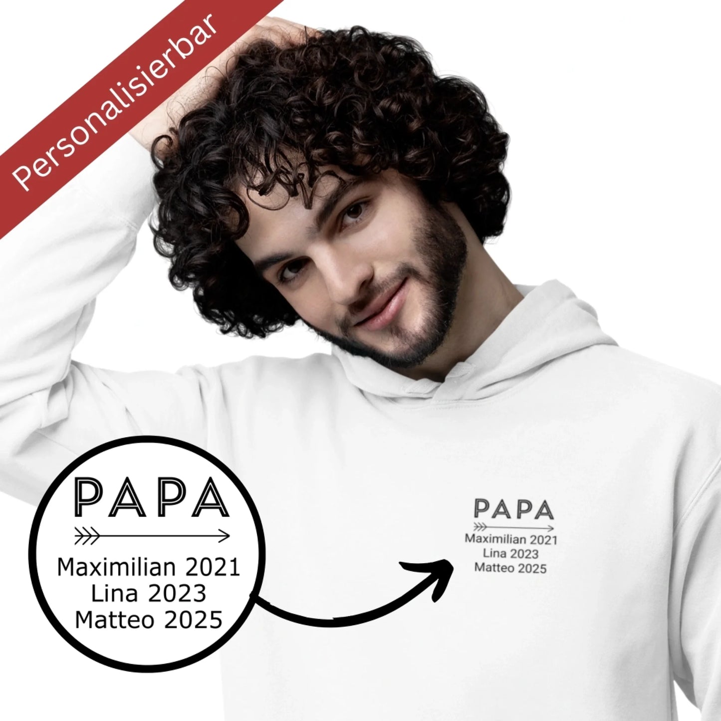 badge_man_hoodie_papa_namen_white