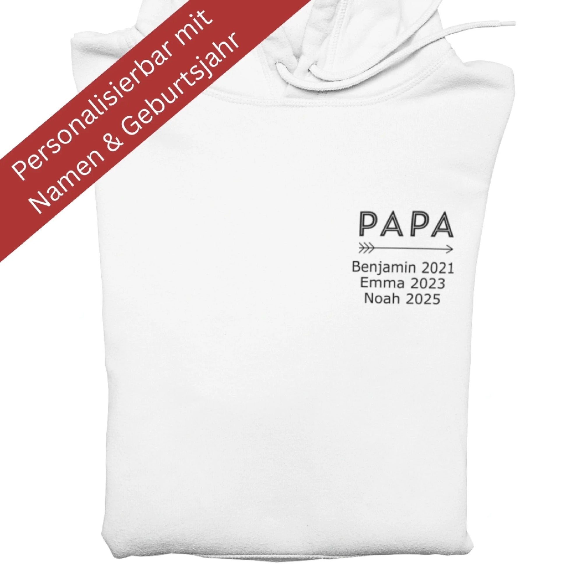 badge_folded_hoodie__papa_namen_white