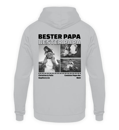 Mit Fotos personalisierbarer grauer Hoodie