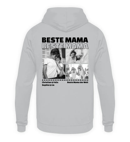 Mit Fotos personalisierbarer grauer Hoodie