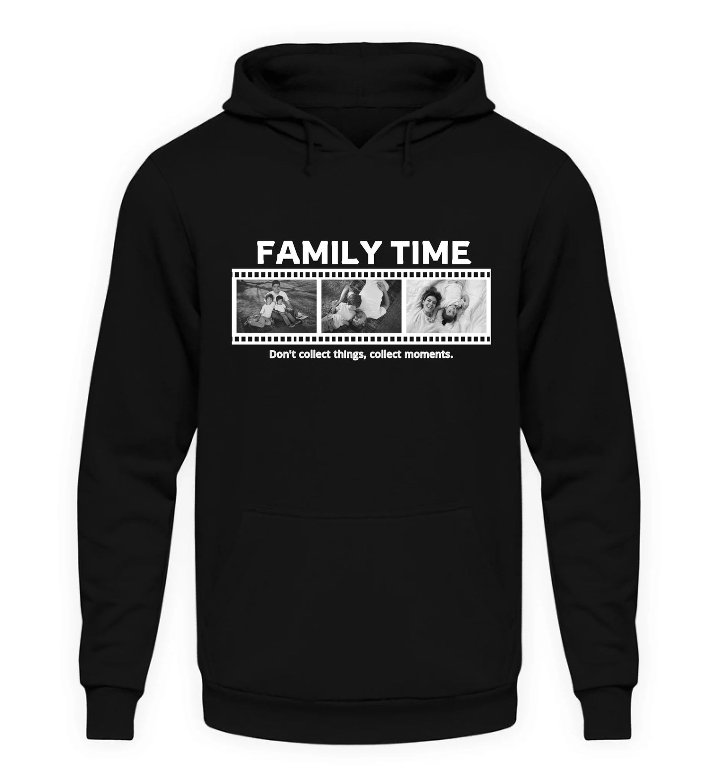 Schwarzer Hoodie