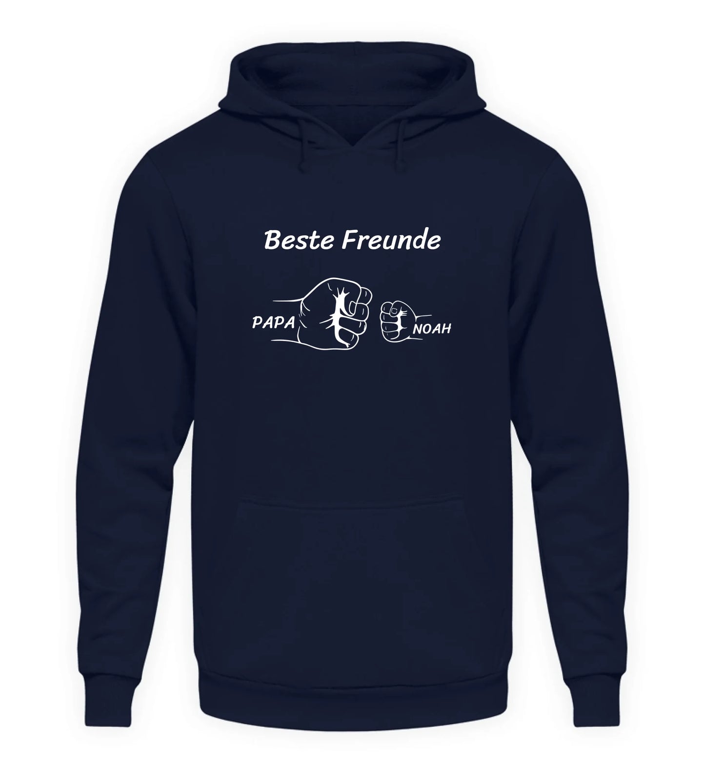 Marineblauer Hoodie