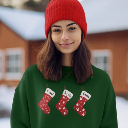 woman_sweatshirt_green_xmas_socks