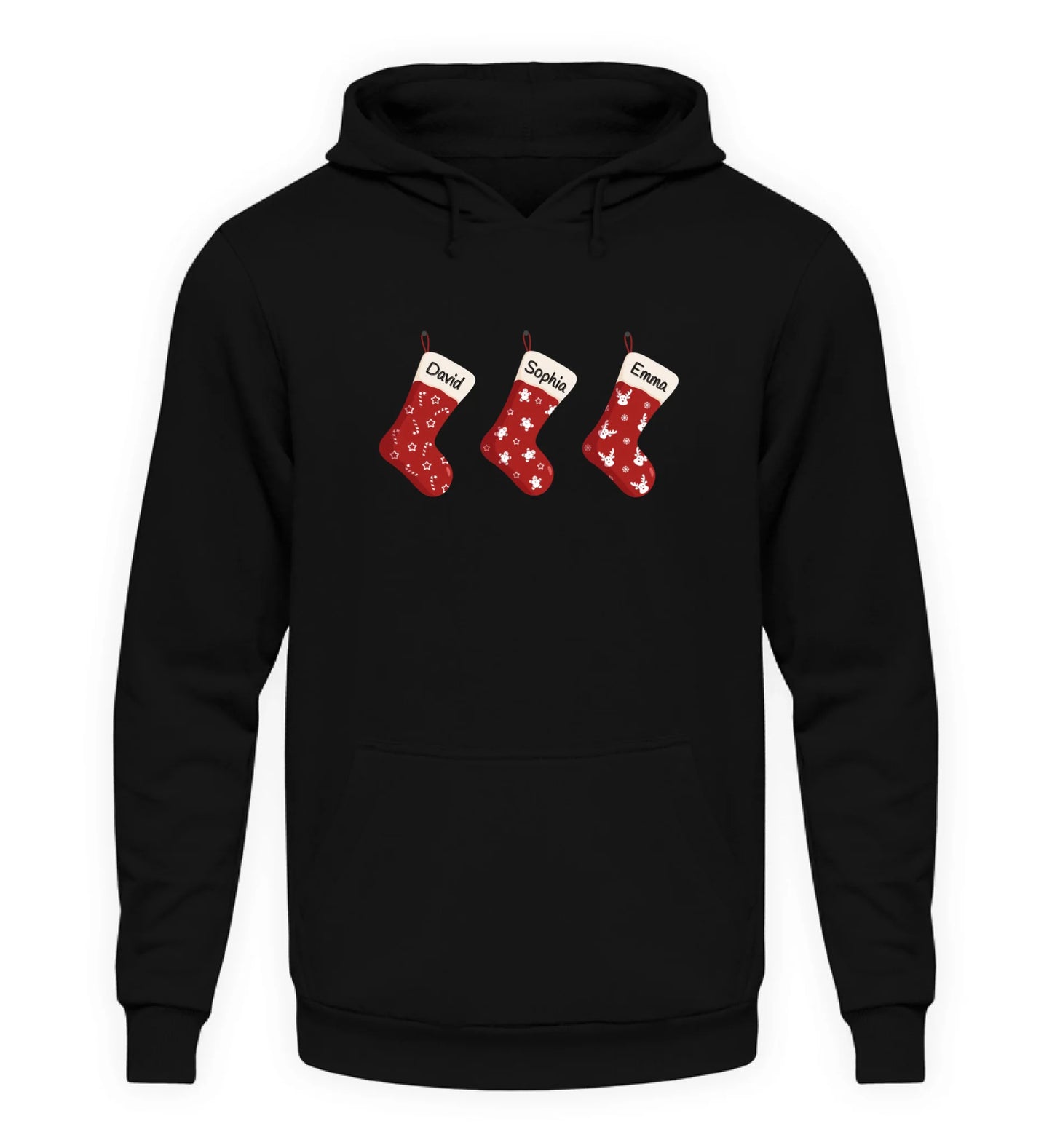Schwarzer Hoodie