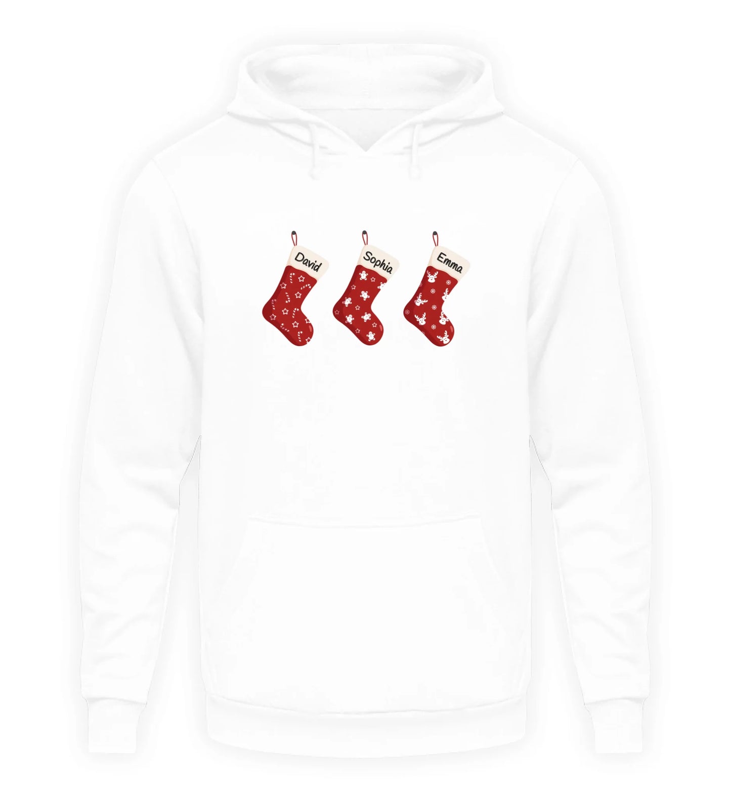 Weißer Hoodie