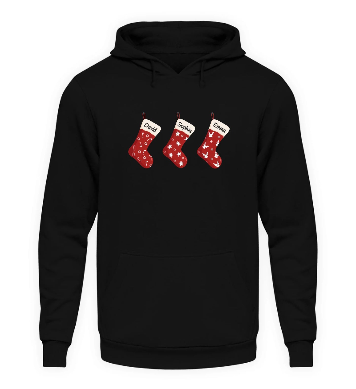Schwarzer Hoodie