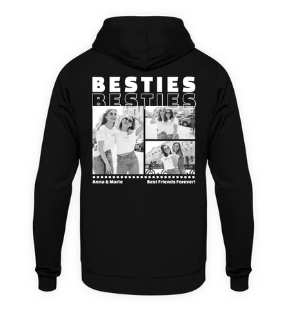 Mit Fotos personalisierbarer schwarzer Hoodie