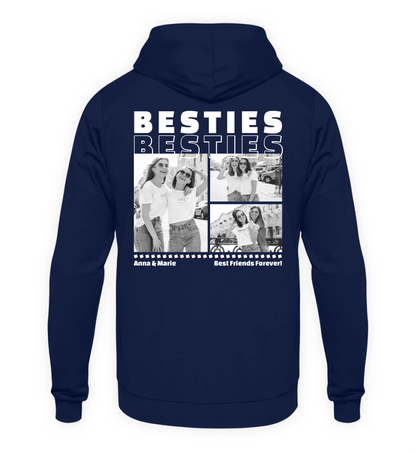 Mit Fotos personalisierbarer marineblauer Hoodie