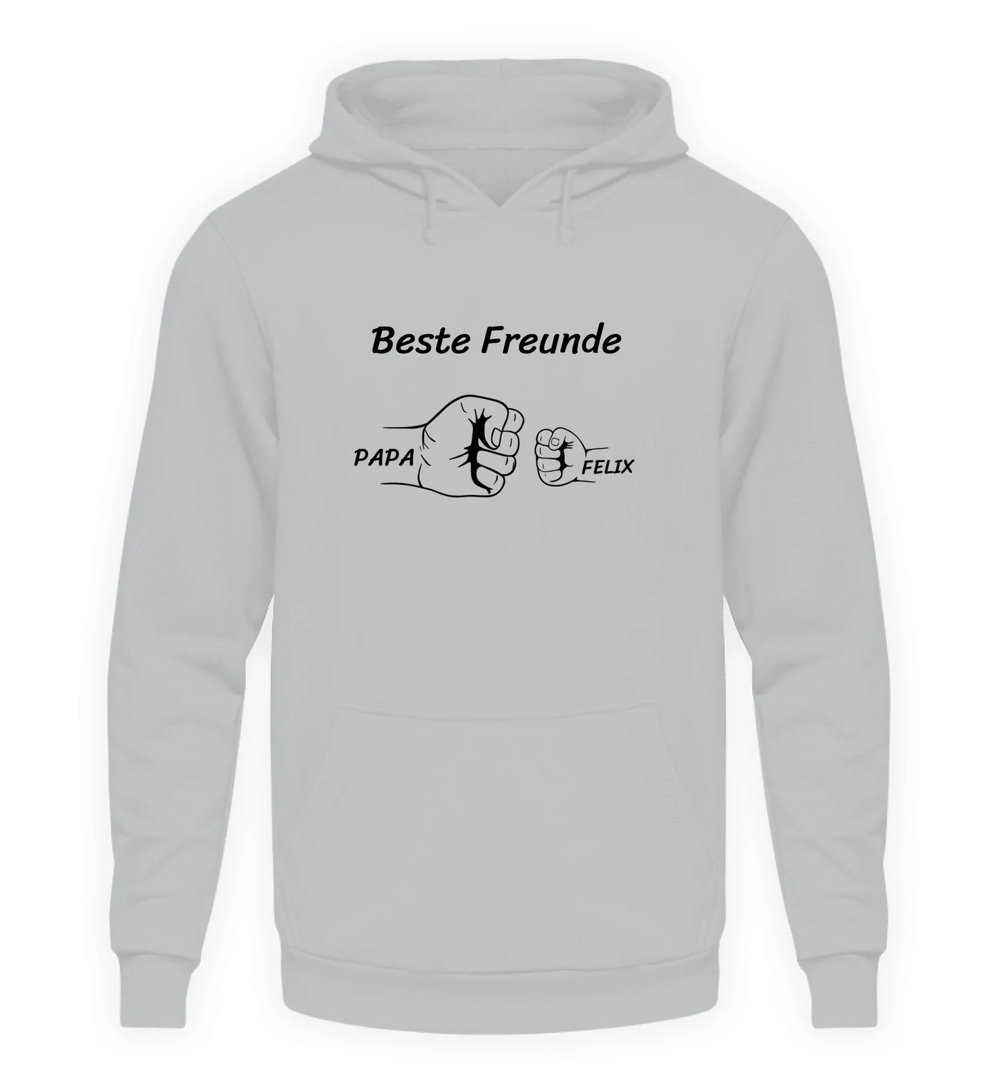 Grauer Hoodie