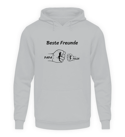 Grauer Hoodie