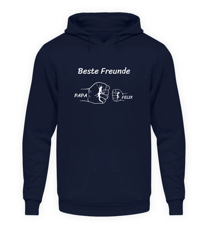 Marineblauer Hoodie