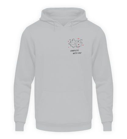 Grauer Hoodie