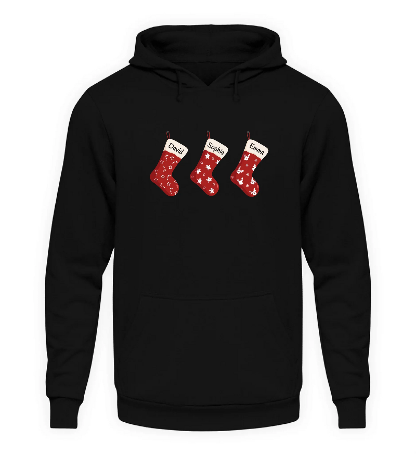 Schwarzer Hoodie