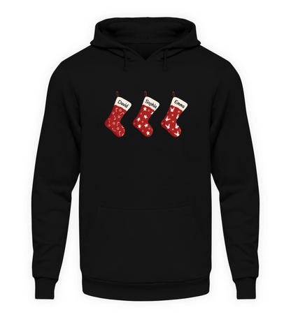 Schwarzer Hoodie