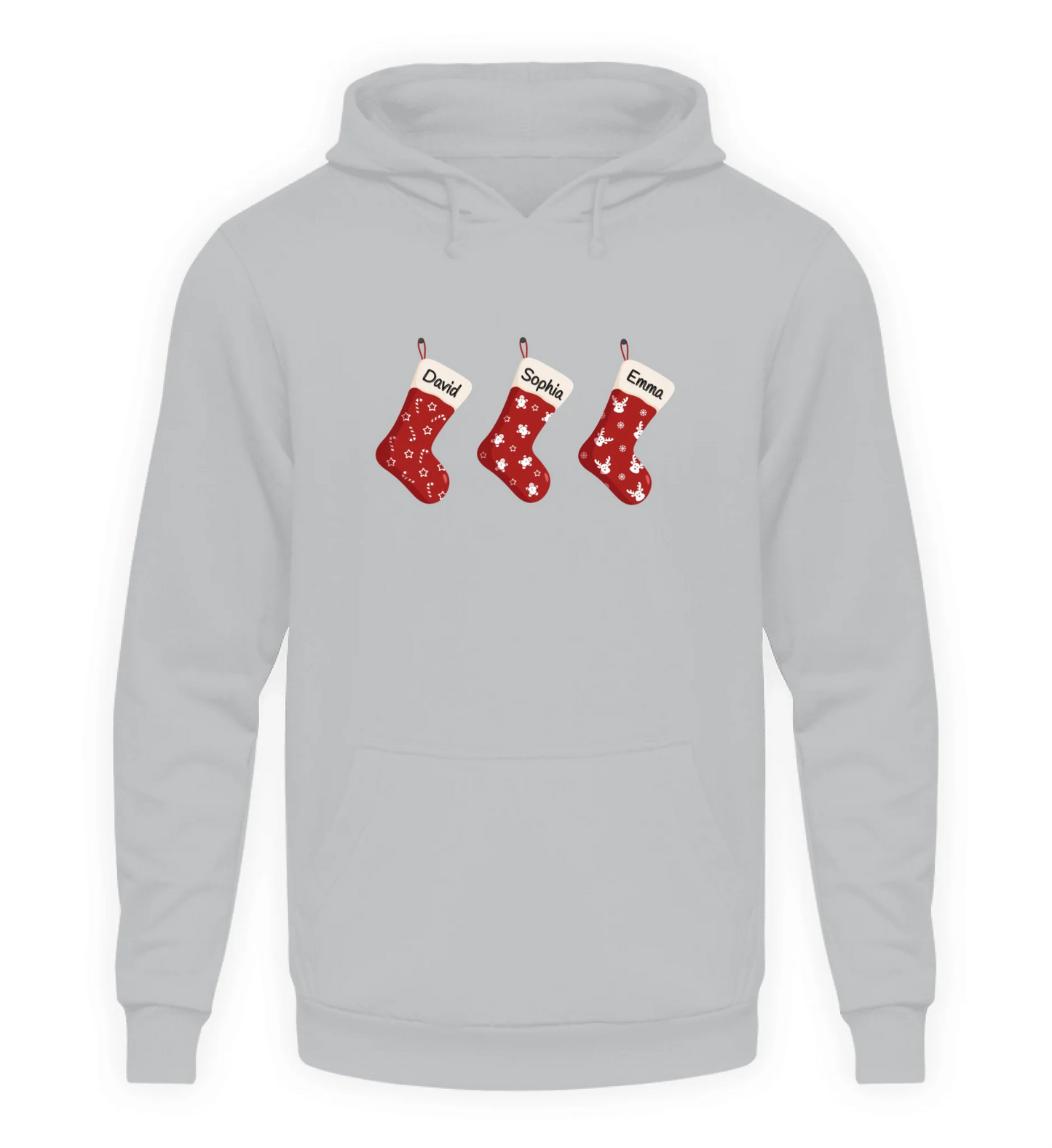 Grauer Hoodie