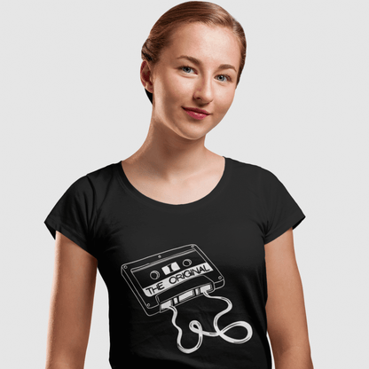 T-Shirt Set Mama & Kind | The Original & The Remix | Schwarz