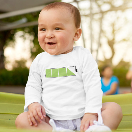 Akku voll  - Baby Langarmshirt