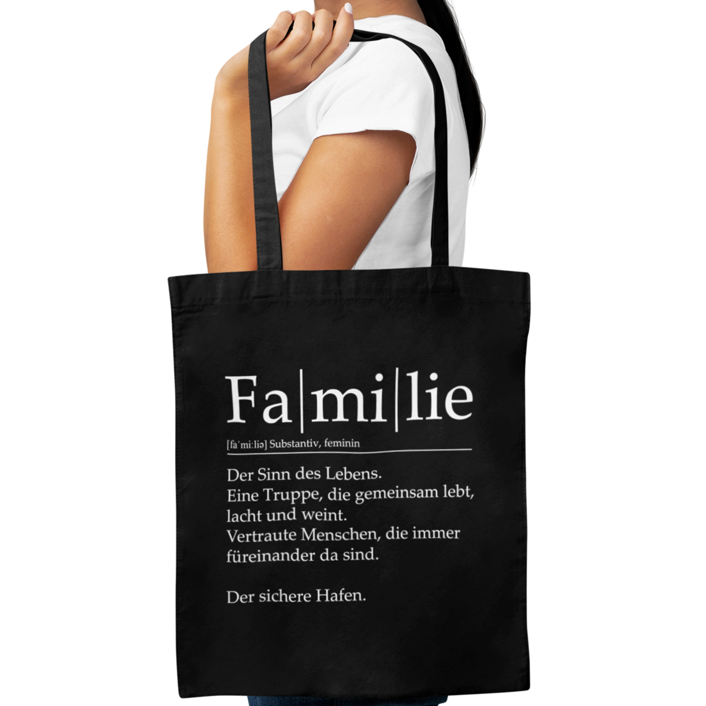 Familie  - Jutebeutel