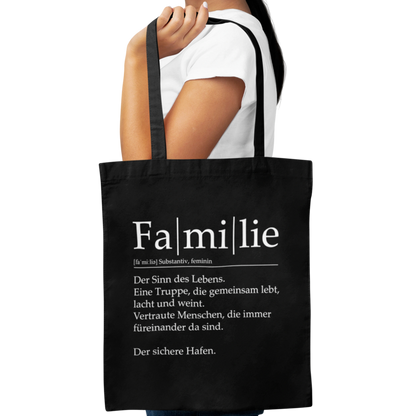 Familie  - Jutebeutel