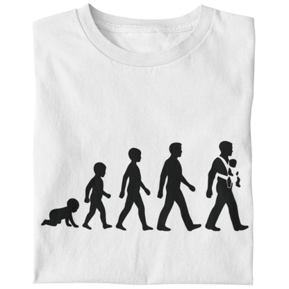 Evolution zum Papa  - Herren T-Shirt