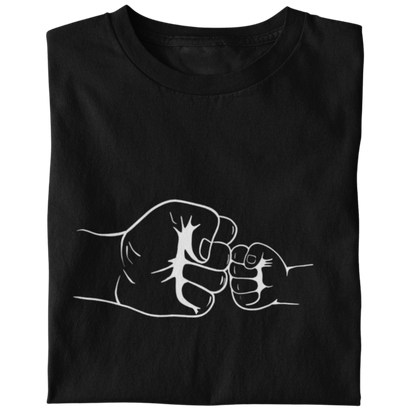 T-Shirt Set Papa & Kind | Faustcheck | Schwarz