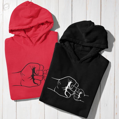 Faustcheck Papa Kind  - Kinder Hoodie