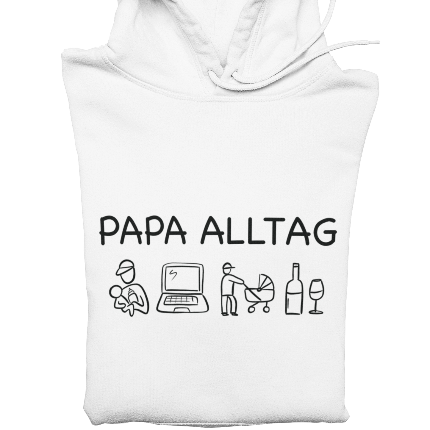 Papa Alltag - Herren Hoodie