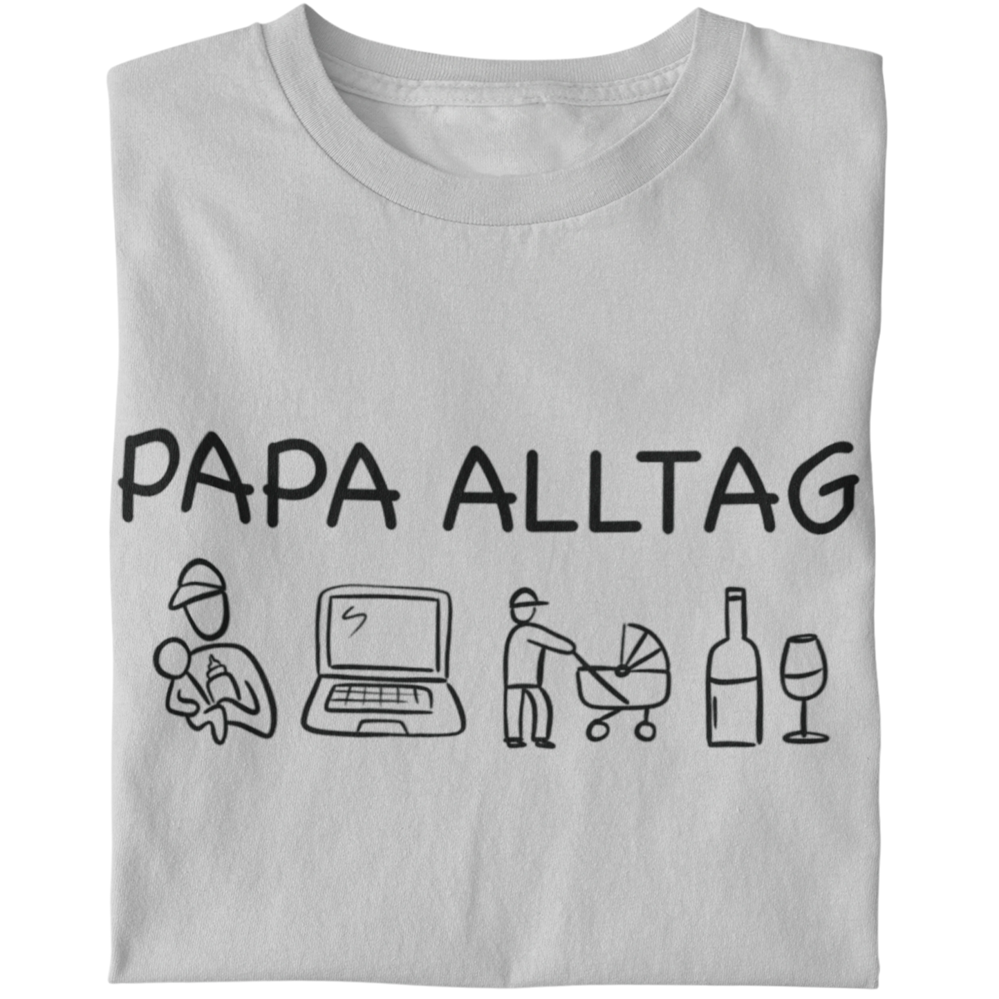Papa Alltag  - Herren T-Shirt