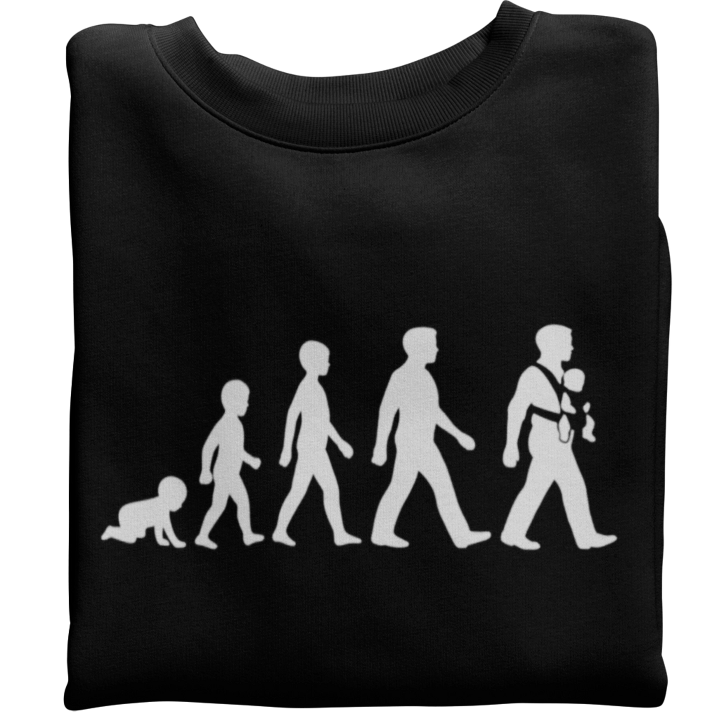 Evolution zum Papa - Herren Sweatshirt