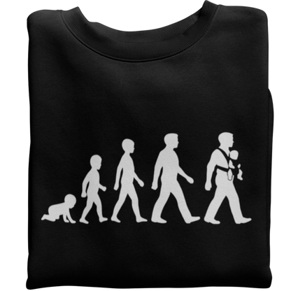 Evolution zum Papa - Herren Sweatshirt