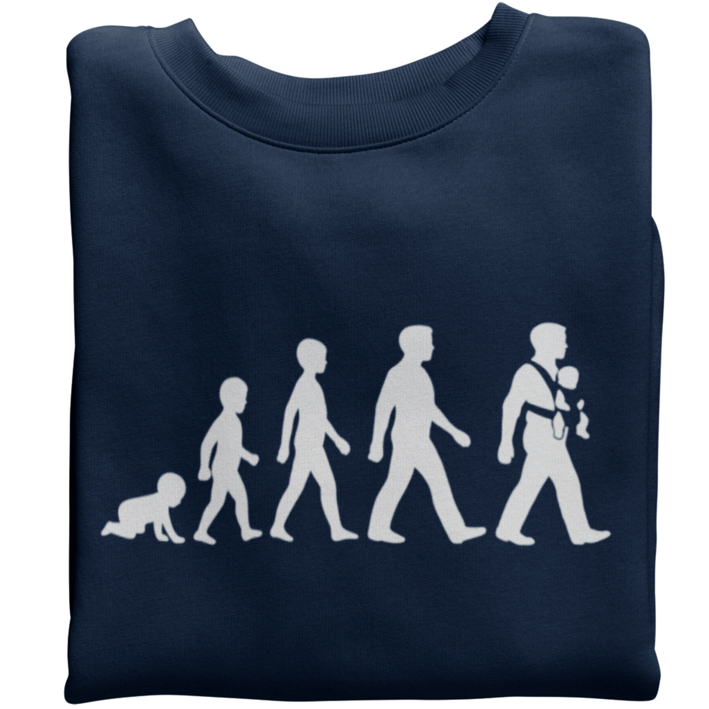 Evolution zum Papa - Herren Sweatshirt