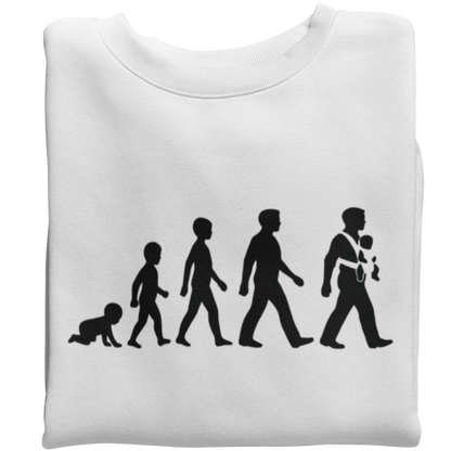 Evolution zum Papa - Herren Sweatshirt