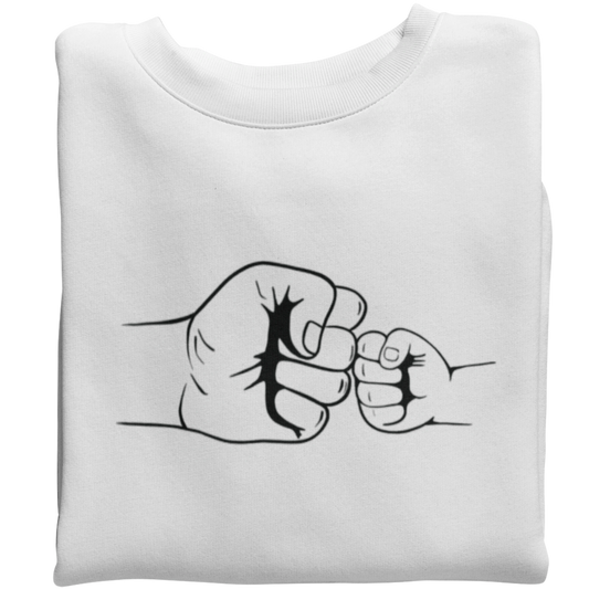 Faustcheck Papa Kind - Herren Sweatshirt