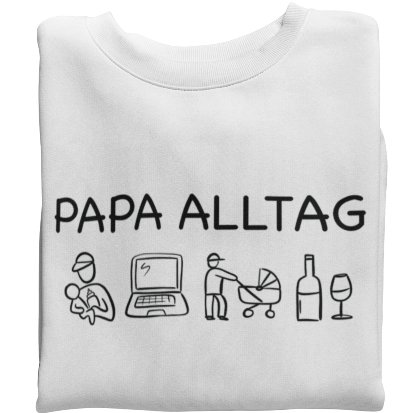 Papa Alltag - Herren Sweatshirt