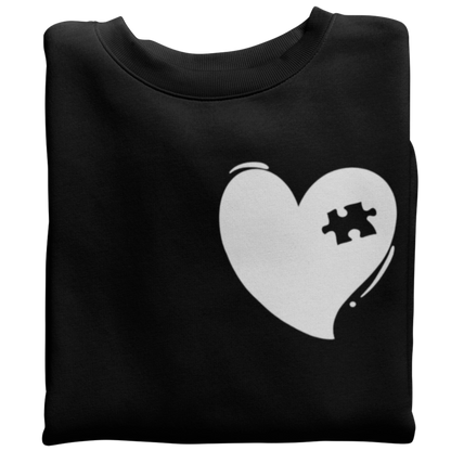 Herz mit Puzzlestück - Herren Sweatshirt