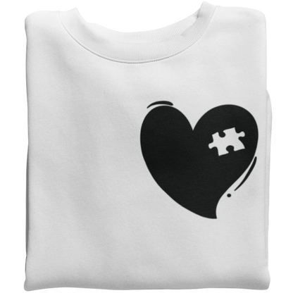 Herz mit Puzzlestück - Herren Sweatshirt