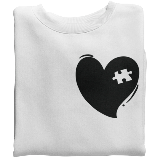 Herz mit Puzzlestück - Herren Sweatshirt