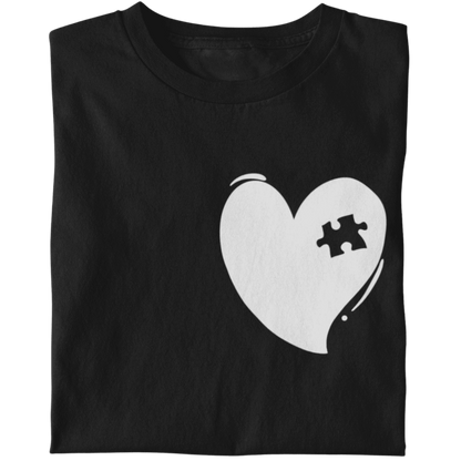 Herz mit Puzzlestück  - Damen T-Shirt